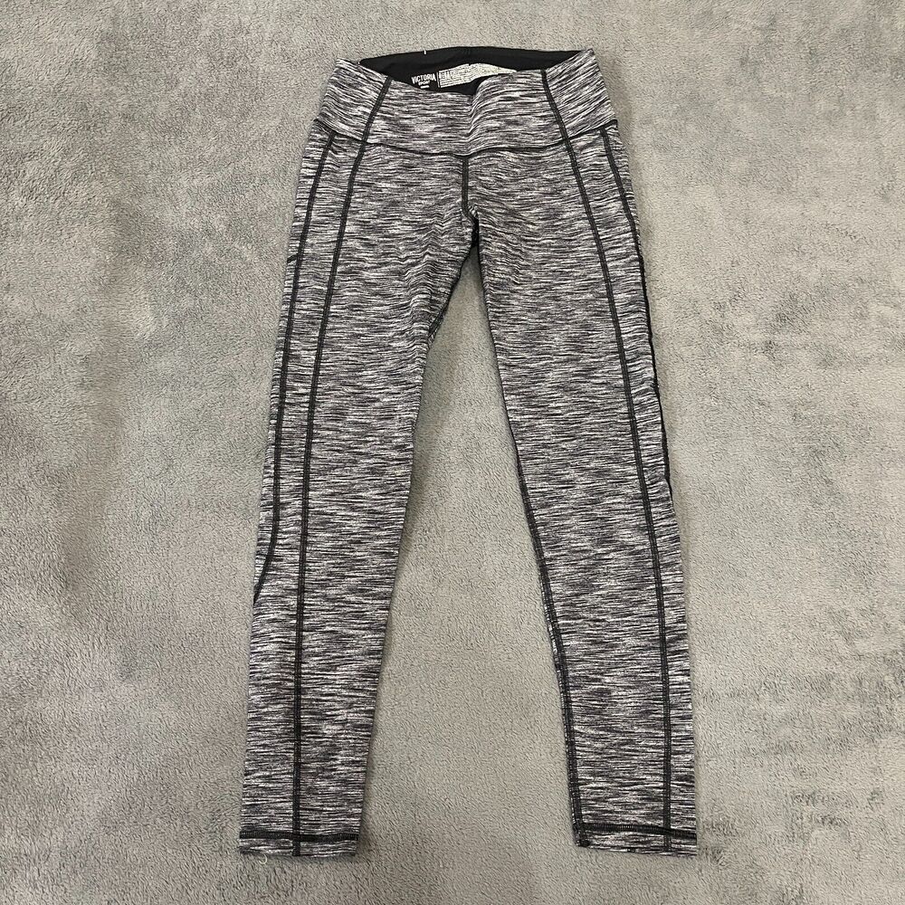 Victoria Sport Knockout Black Stretch Leggings Pants Women's Size M